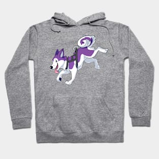 Purple Husky Running Hoodie